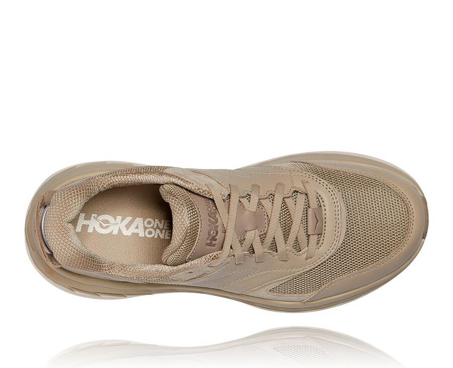 Hoka Australia One One Bondi L - Mens Running Shoes Brown - ELVMD-2804